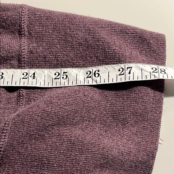 Loft Sweater Women's Mauve V-Neck- longer length Sz S - Picture 12 of 12